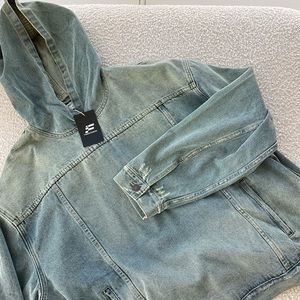 Denim hoodie